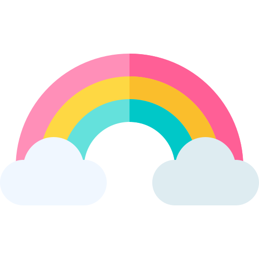 arco iris icono gratis