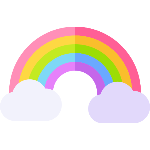 Rainbow Basic Rounded Flat icon