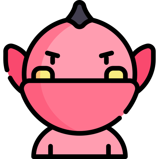 Troll Kawaii Lineal Color Icon