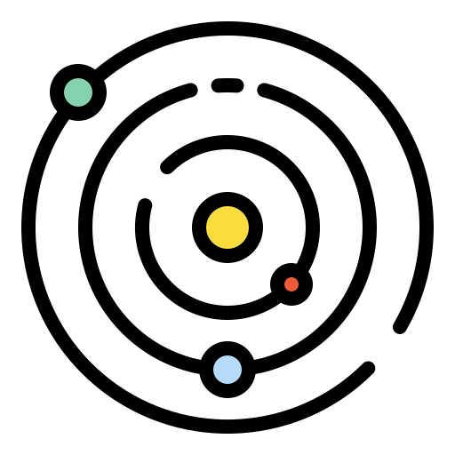 Solar system Generic Outline Color icon