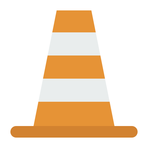 Traffic cone free icon