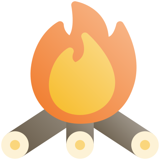 hoguera icono gratis