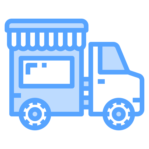 camión de comida icono gratis