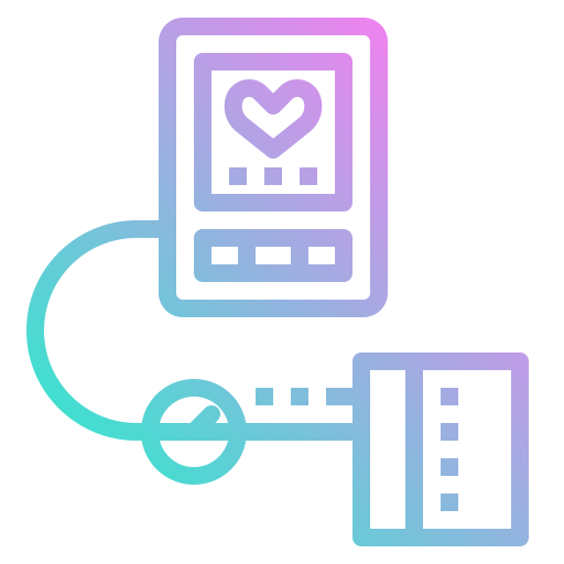 medidor de presión arterial icono gratis