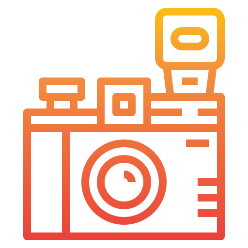 cámara fotográfica icono gratis