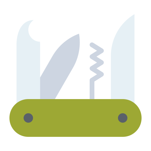 cuchillo del ejército suizo icono gratis