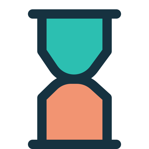 reloj de arena icono gratis