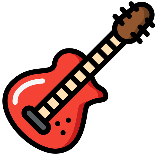 Guitar Basic Miscellany Lineal Color icon