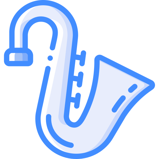 saxofón icono gratis