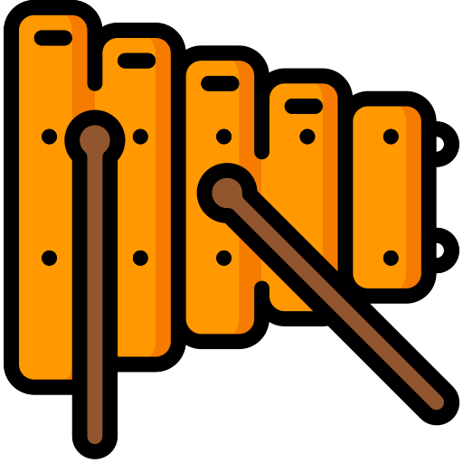 Xylophone Basic Miscellany Lineal Color icon