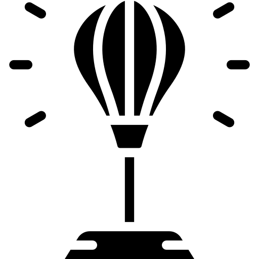 Punching ball free icon