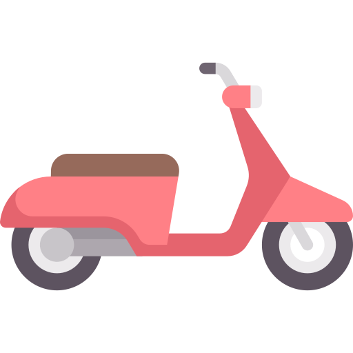 Moped - Free transportation icons