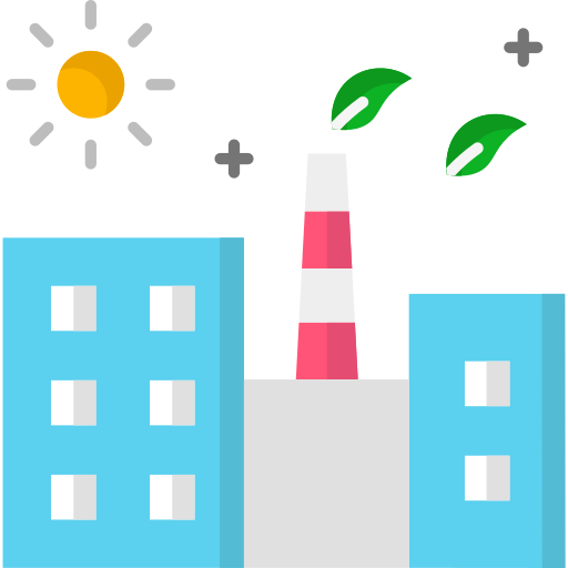 Eco factory free icon