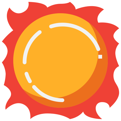 Sun free icon