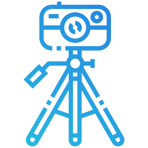 Camera tripod - Free electronics icons