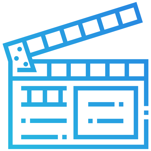 Clapperboard Generic Gradient Icon