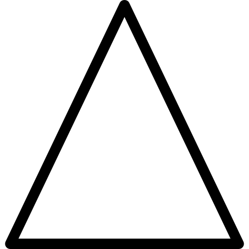 triángulo  icono gratis