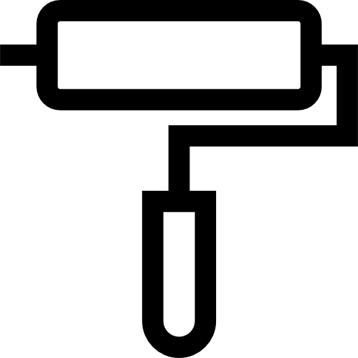 rodillo icono gratis