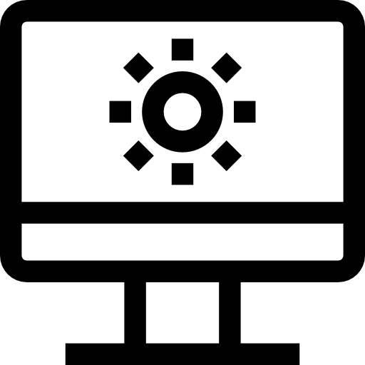 Screen free icon