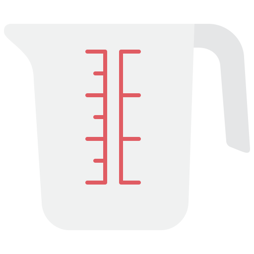 Measuring cup Amethys Design Flat icon