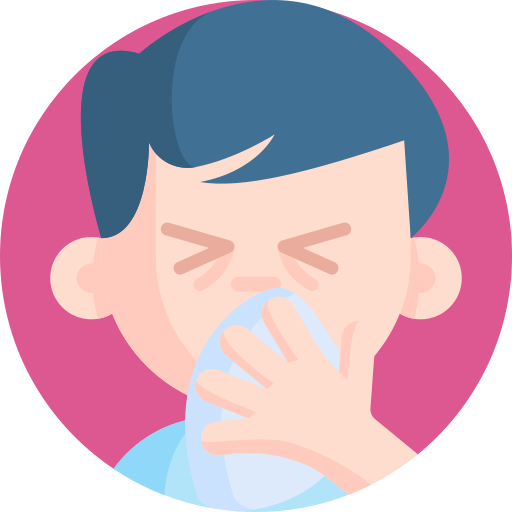 Sneeze Detailed Flat Circular Flat icon