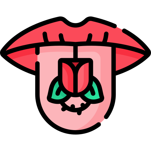 Tongue free icon