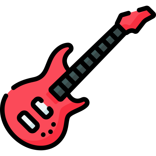 Guitar Free music and multimedia icons