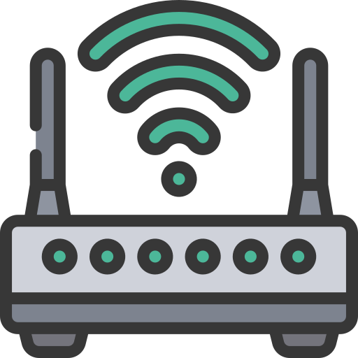 Wireless router Juicy Fish Soft-fill icon