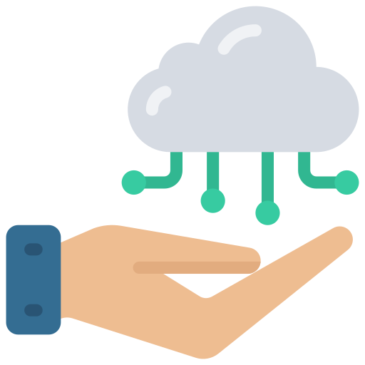 computación en la nube icono gratis
