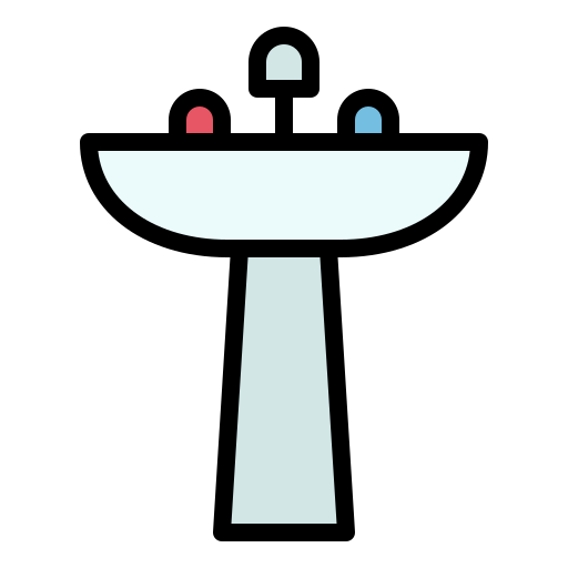 Washbasin Generic Outline Color icon