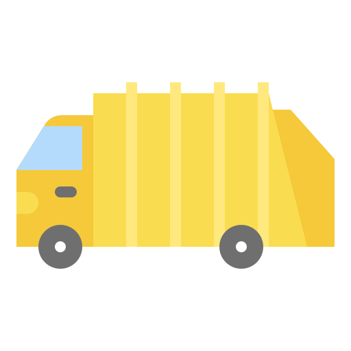 Garbage truck free icon Garbage truck free icon