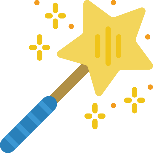 Wand Basic Miscellany Flat icon