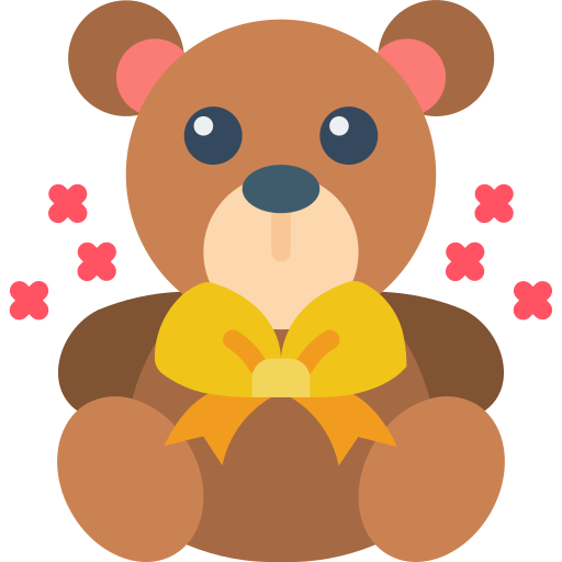 osito de peluche icono gratis