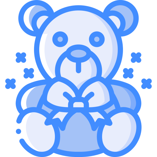 osito de peluche icono gratis