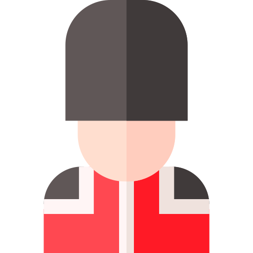 Royal Guard Basic Straight Flat Icon