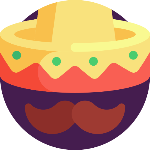 sombrero mexicano icono gratis