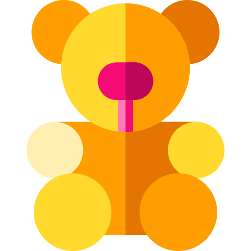 oso de peluche icono gratis