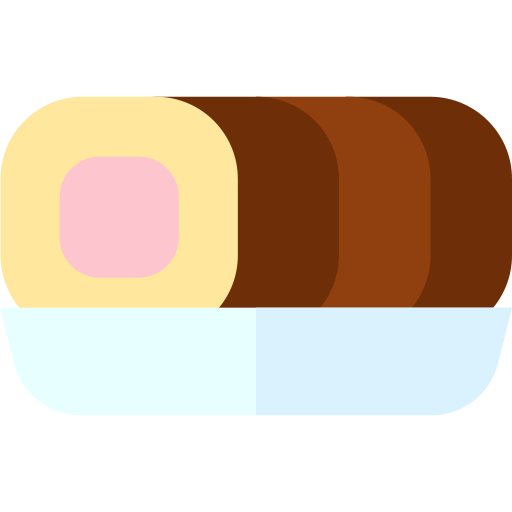 pastel de rollo icono gratis