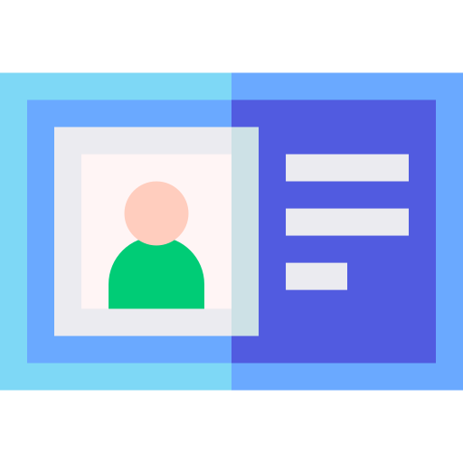 tarjeta de identificación icono gratis
