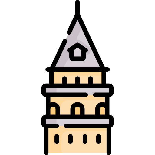 torre de galata icono gratis