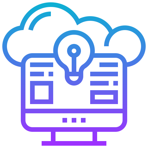 computación en la nube icono gratis