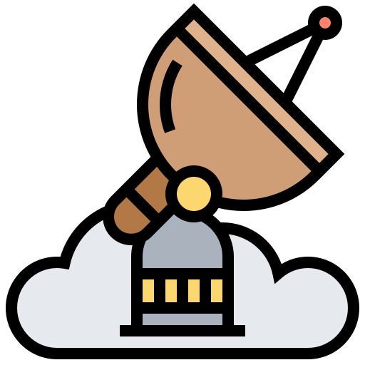 antena parabólica icono gratis