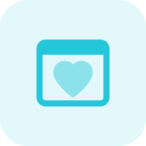 Heart shape free icon