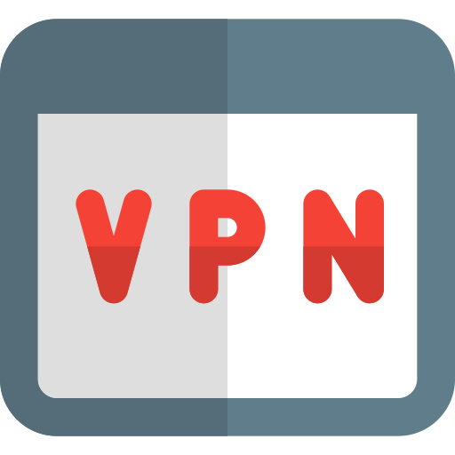 red privada virtual icono gratis