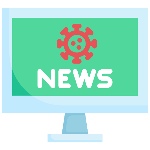 informe de noticias icono gratis