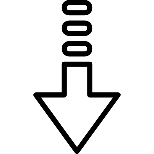 pfeil nach unten kostenlos Icon pfeil nach unten kostenlos Icon