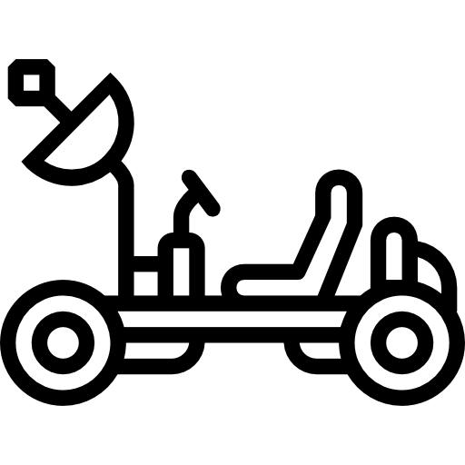veículo lunar grátis ícone