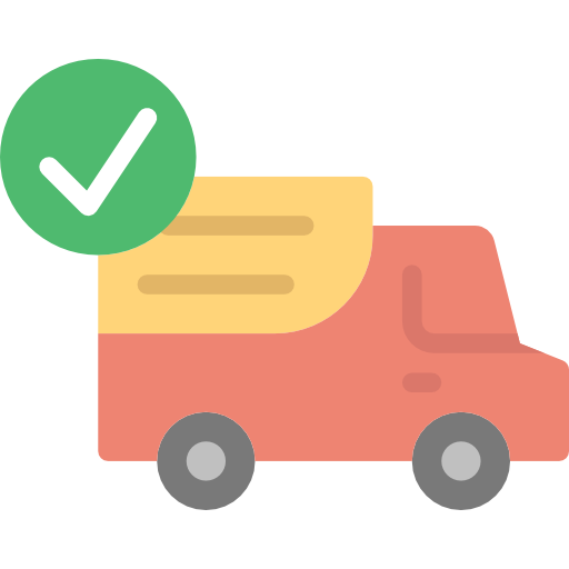 Delivery truck Basic Miscellany Flat icon