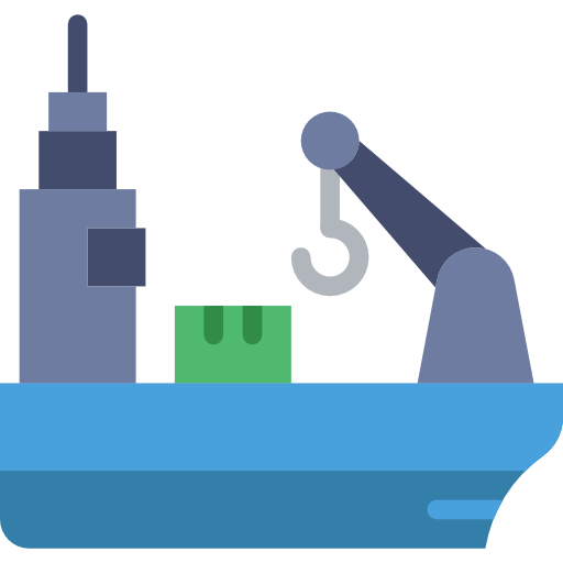 Грузовое судно бесплатно иконка