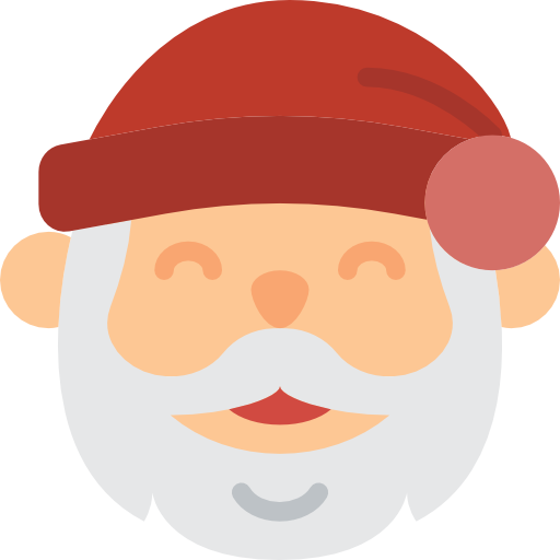 papá noel icono gratis